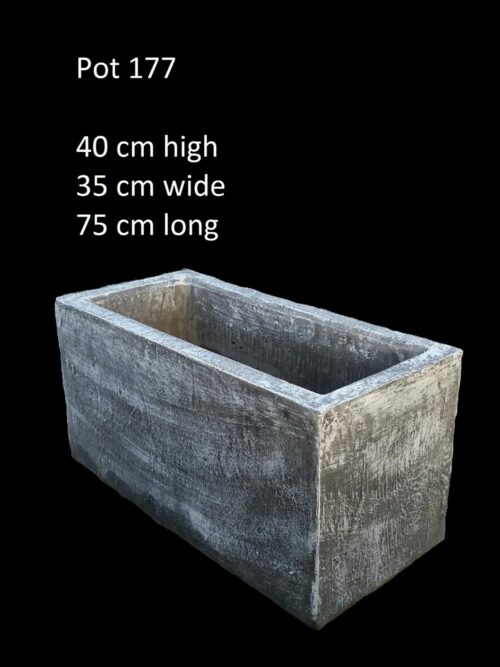 concrete trough pot 177