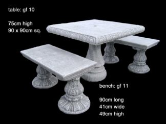 cement table set GF 010/011