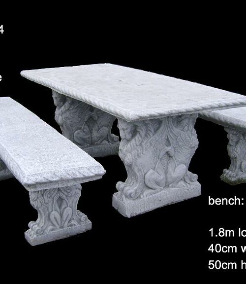 cement table and bench set gf 14/15