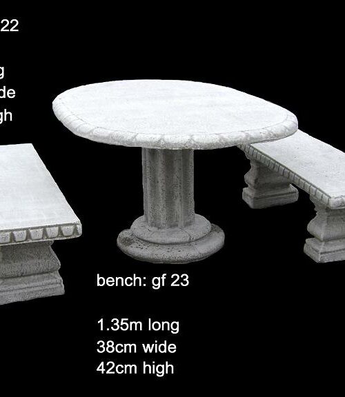 cement table set gf 022/023