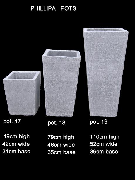 concrete phillipa pots