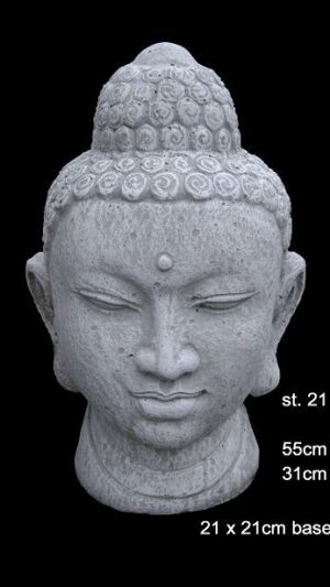 concrete buddha head statue 21