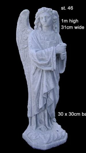 concrete angel statue 46