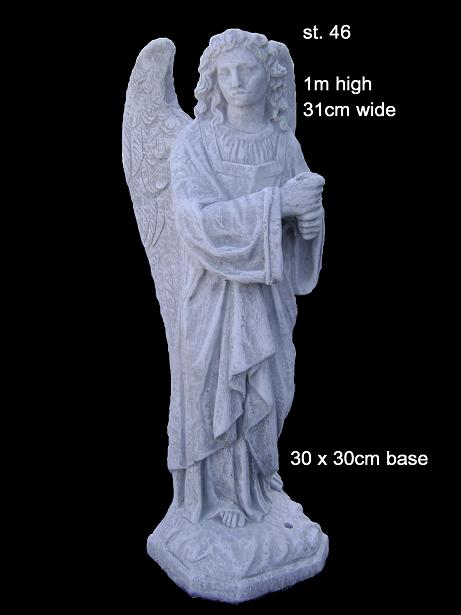 concrete angel statue 46