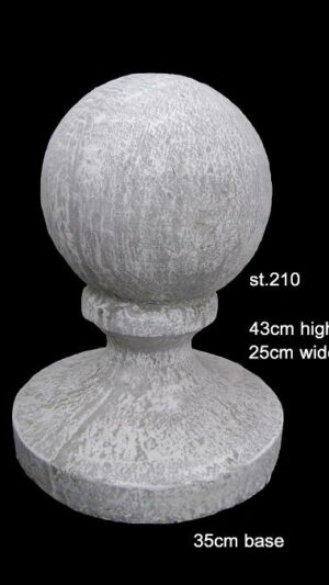 concrete ball 210